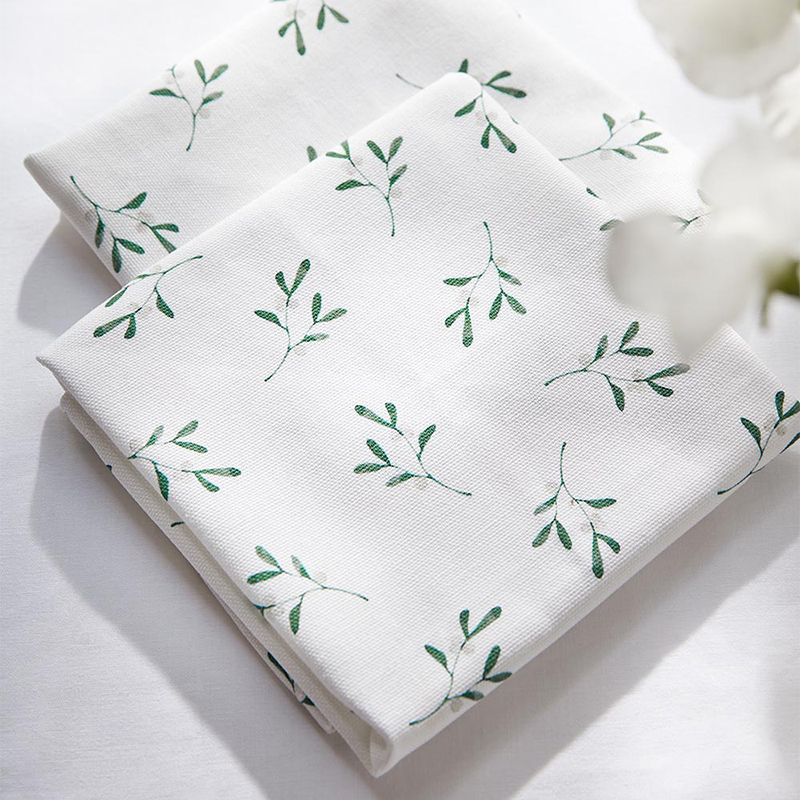 Mistletoe Set of 2 Napkins, W43 x D43cm, White/Green-1