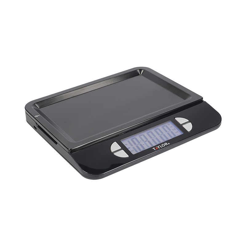 Dual USB Rechargeable Digital Scale, 5KG, Black-2