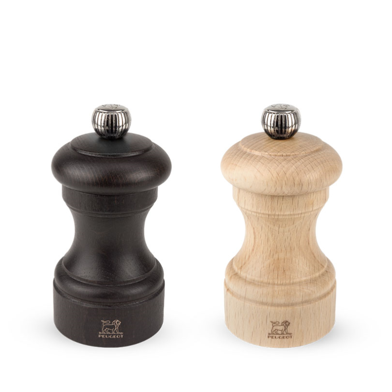 Peugeot Bistro Duo Salt & Pepper Mills, 10cm, Choc-0