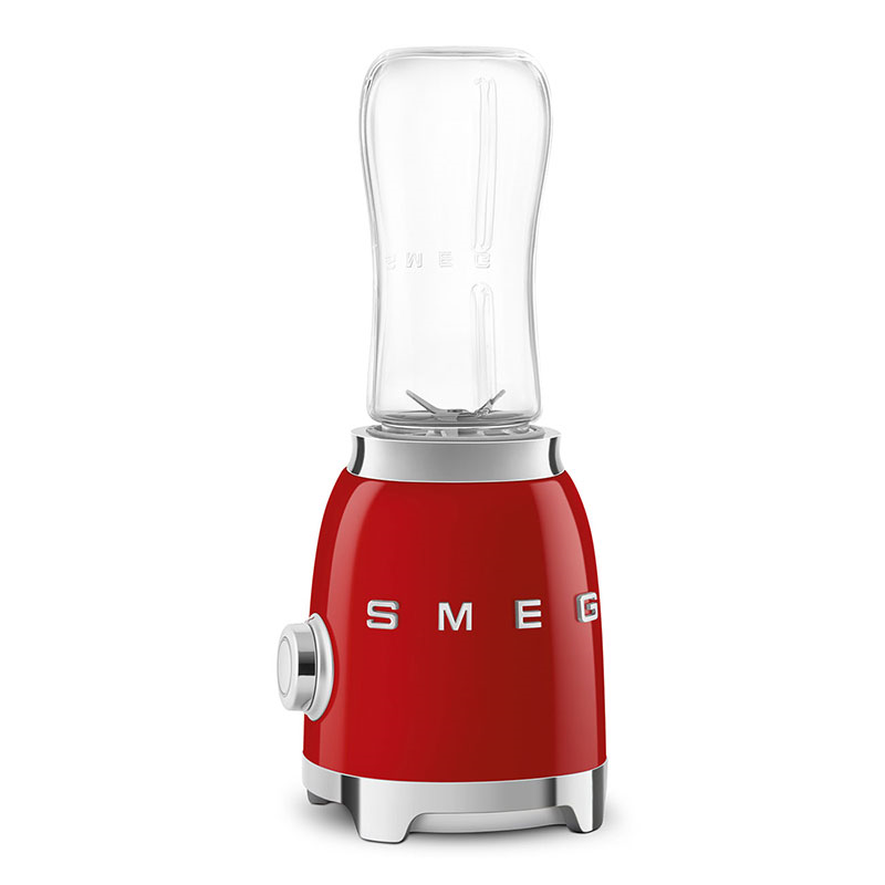 50's Style Mini Blender & Smoothie Maker, 600ml, Red-3