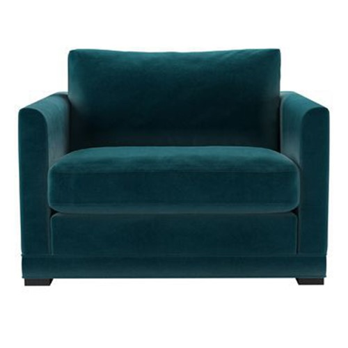 Aissa Loveseat, H91 x W108 x D97cm, Deep Turquoise-0