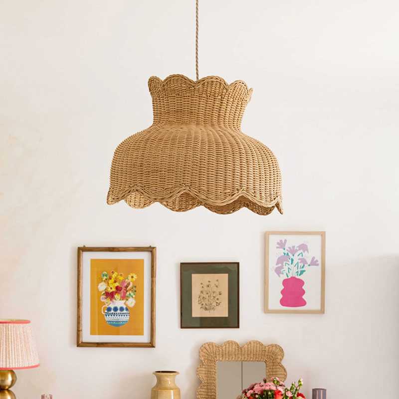 Anar Rattan Pendant Shade, Natural-0