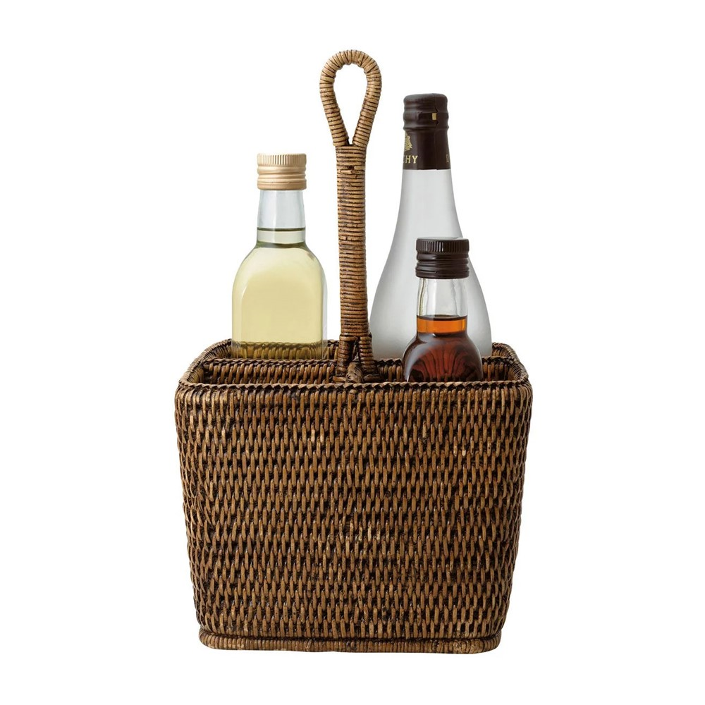 Rattan Deep carry for cutlery, 35cm-1