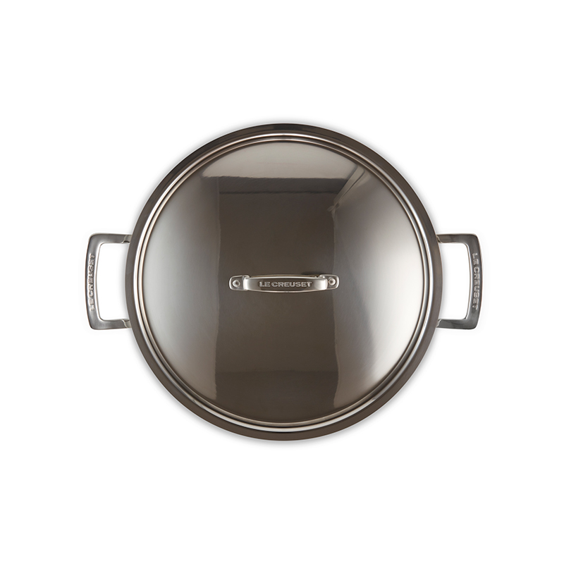 3 Ply Stainless Steel Sauteuse, 28cm-1