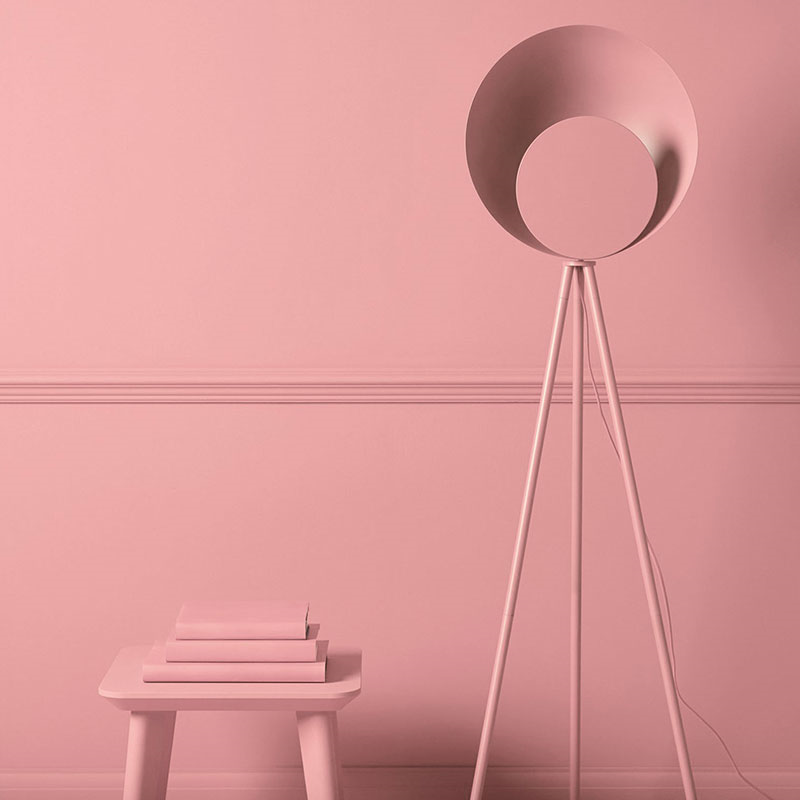 Diffuser Floor Lamp, H159cm, Pink-3