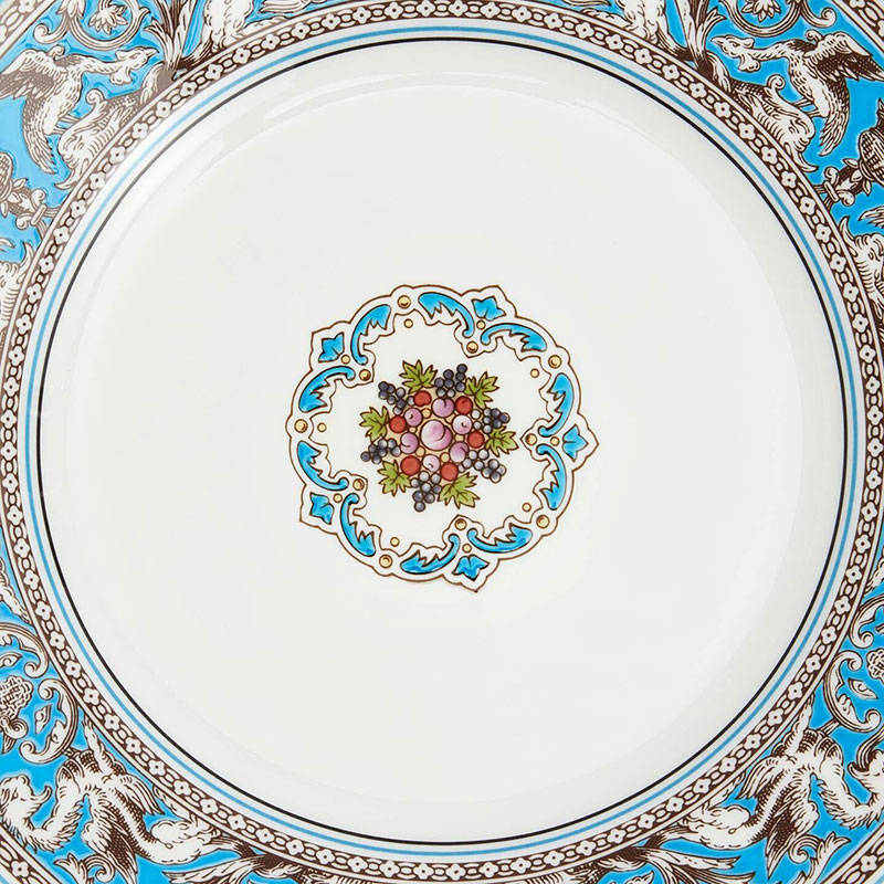 Florentine Plate, D20cm, Turquoise-3