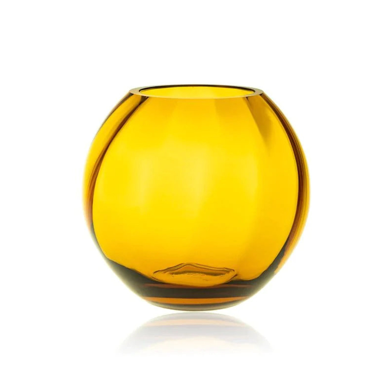 Marika Vase, H16cm, Amber-0