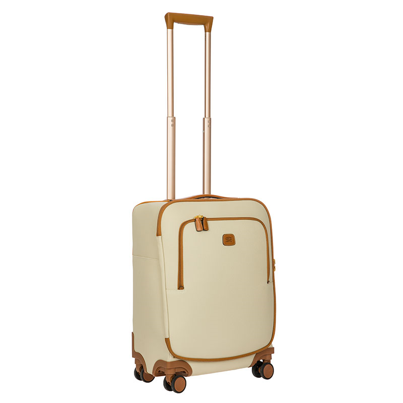 Firenze Carry-on Suitcase, H55 x L40 x W23cm, Cream-3