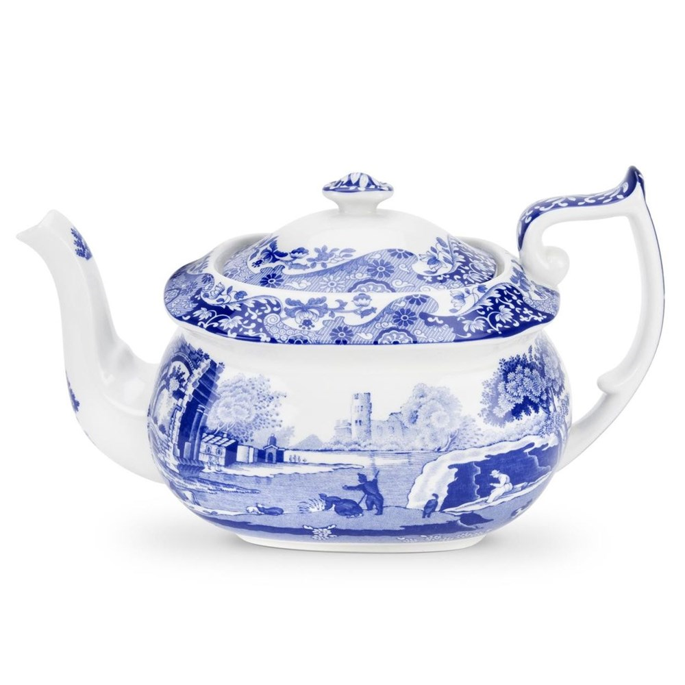 Blue Italian Teapot, 1.1 litre-0