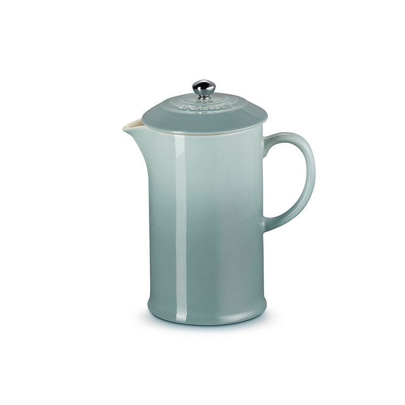 Stoneware Cafetière, 1L, Sea Salt-1