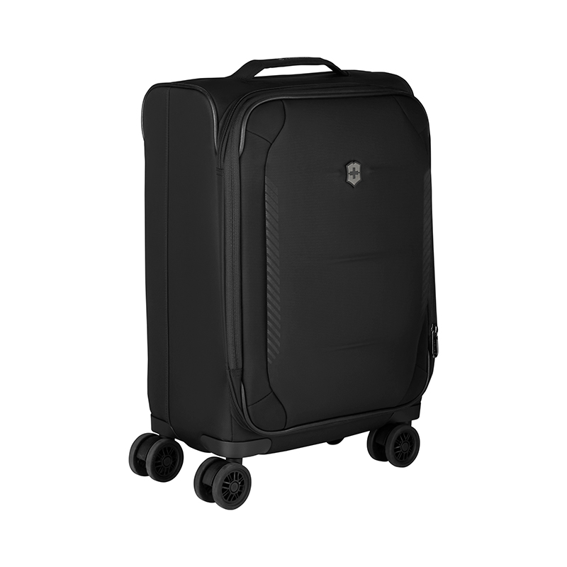 Crosslight Frequent Flyer Softside Carry-On, 55cm, Black-3