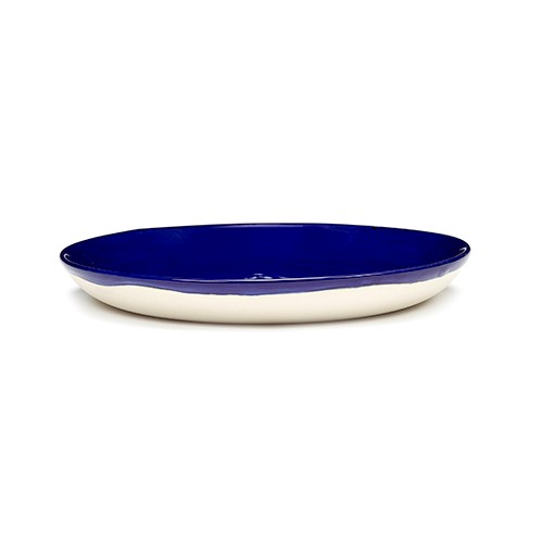 Ottolenghi Set of 2 large plates, D27, Blue And White-1