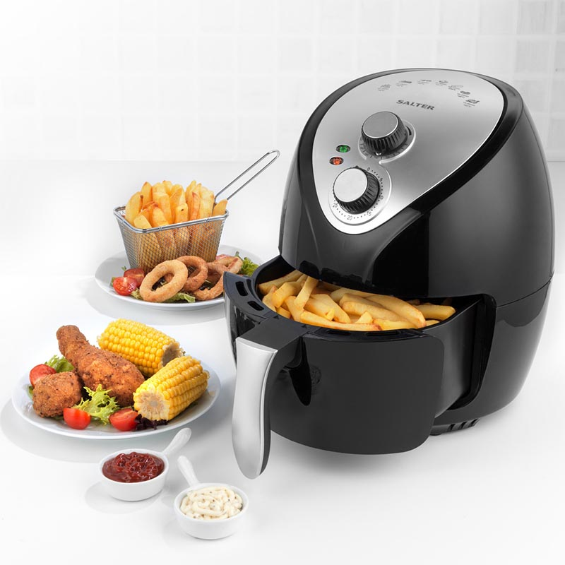 Hot Air Fryer, 3.2L, Black-1