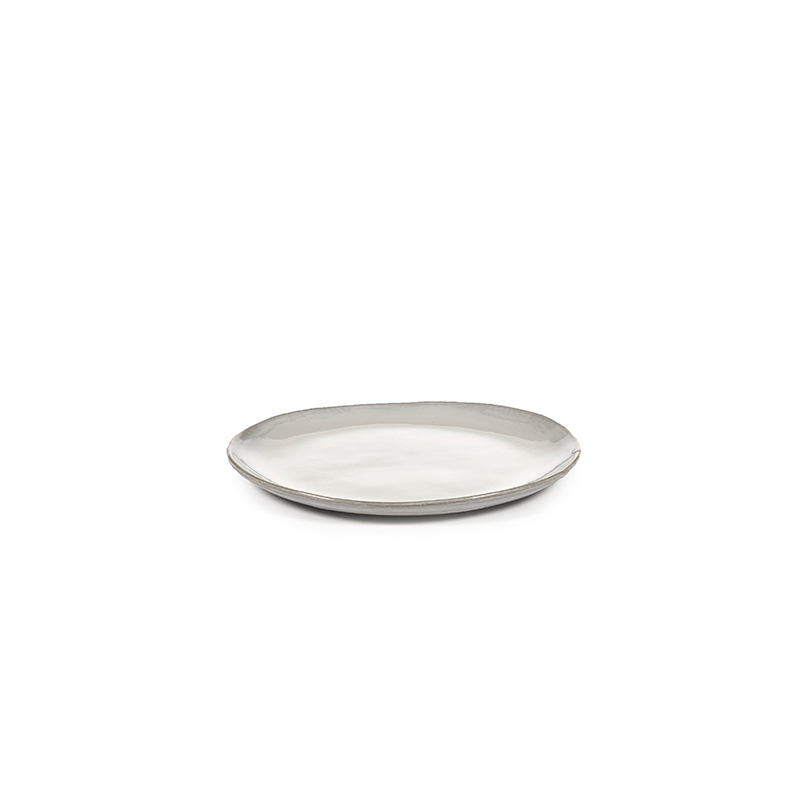 La Mère Set of 2 Plates, D18cm, Off White-2