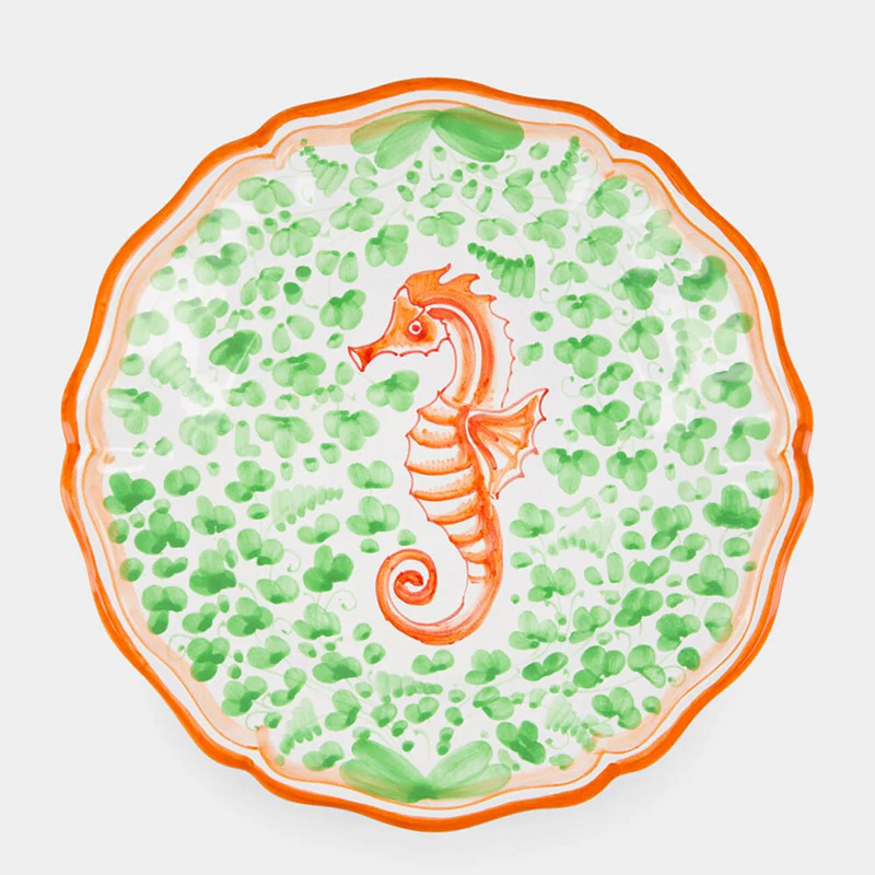 Menagerie D’été Plate, D28cm, Green-0