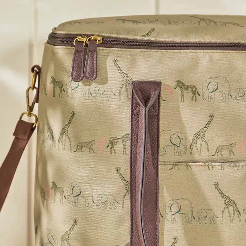 Animals of the Savannah Picnic Bag, Tan-4