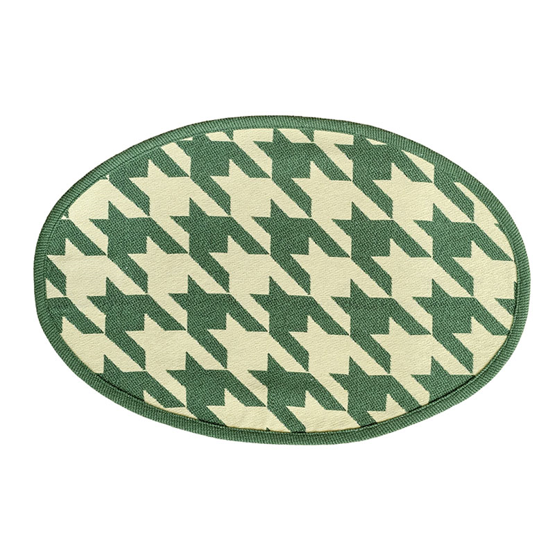 Houndstooth Set of 2 Placemats, 27 x 38cm, Green-1