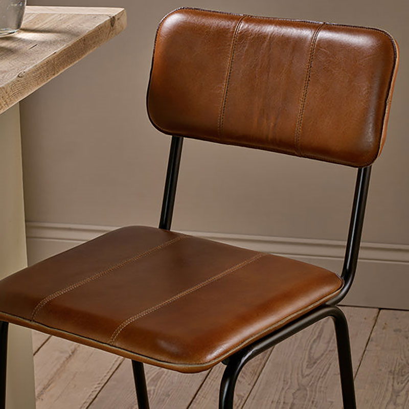 Ukari Counter Chair, Aged Tan-4