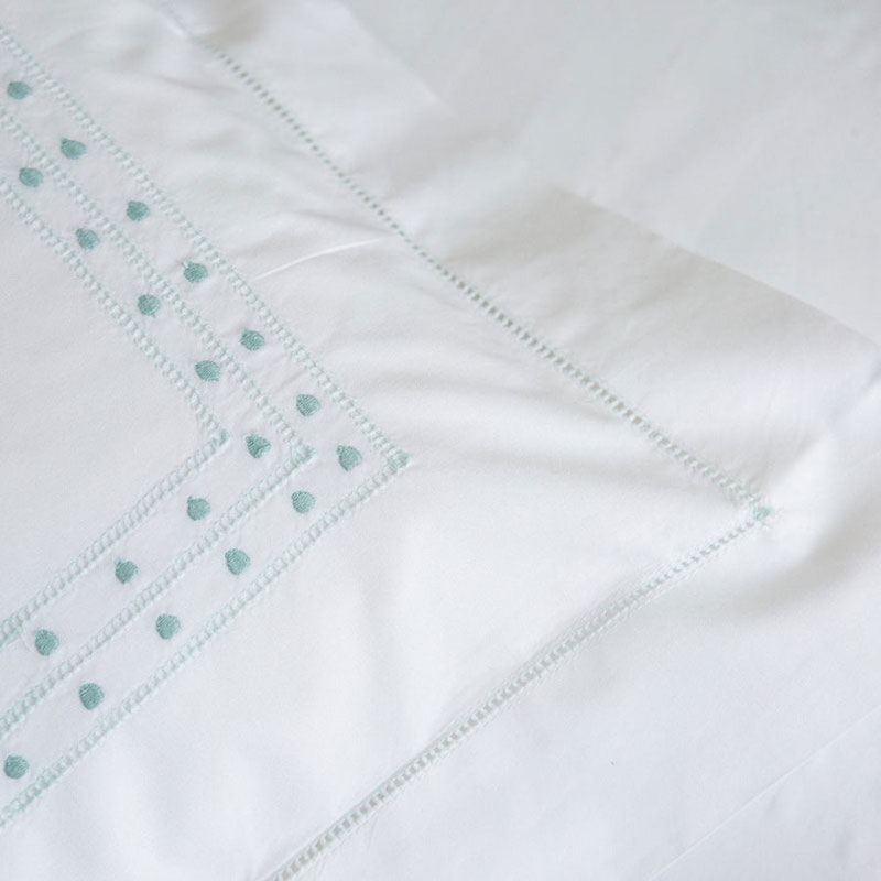 Matilda Standard Pillowcase, Duckegg-2