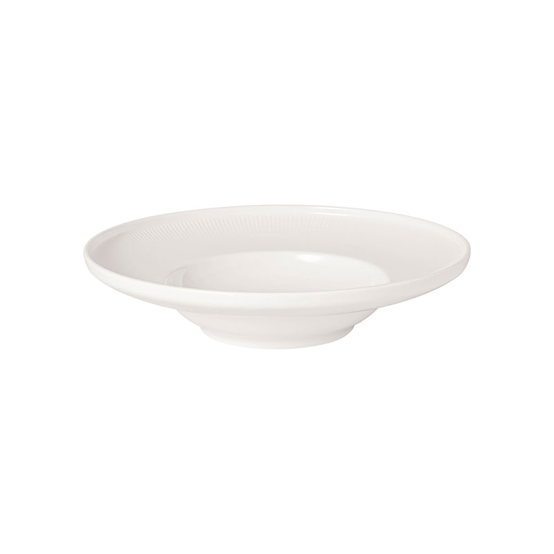 Afina Deep Plate, D25cm, White-0