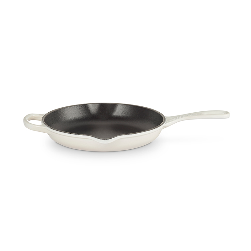 Signature Cast Iron Round skillet, 23cm, Meringue-0