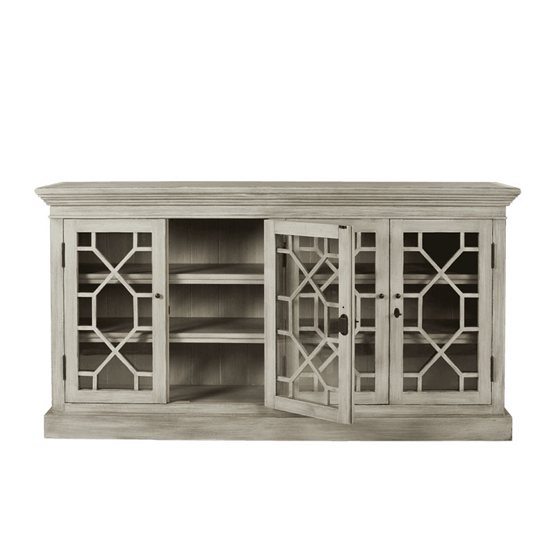 Drummond Sideboard, W180 x D42 x H96cm, Flannel Grey-4