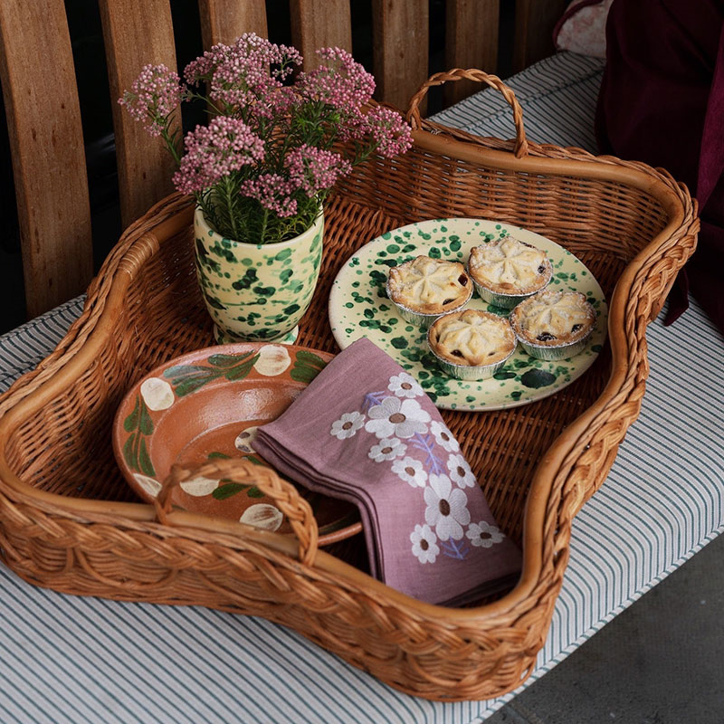 Hadley Rattan Tray, L53 x W40 x H10cm, Natural-8