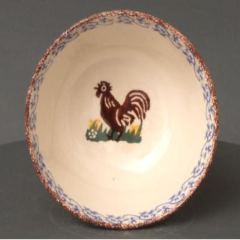 Cock & Hen Cereal bowl, 13.5cm-0