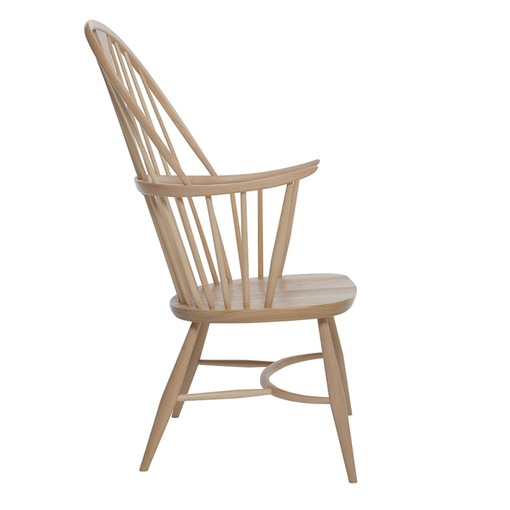 Originals Chairmakers Chair, L.Ercolani by Ercol, H111 x W60 x D63cm, Natural-1