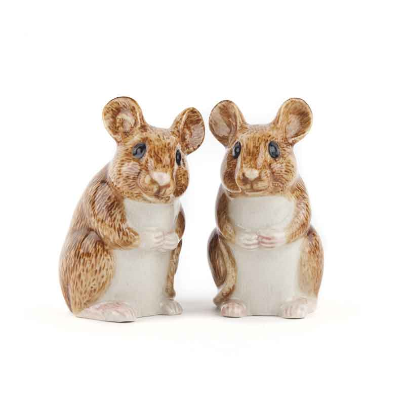 Wood Mouse Salt and Pepper, 7cm-0