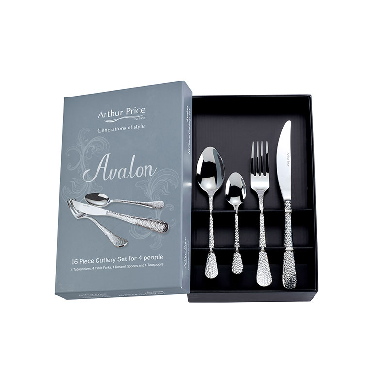 Avalon 16 Piece Cutlery Set, Stainless Steel-0