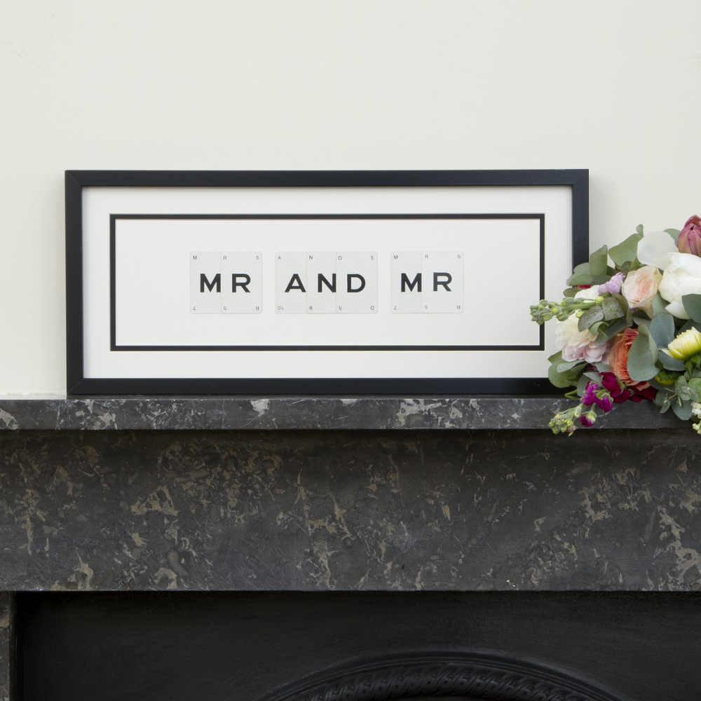 MR AND MR 'Mr & Mr' Word Frame-0