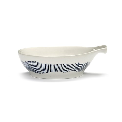 Ottolenghi Set of 4 large tapas dishes, D11, White And Blue-0