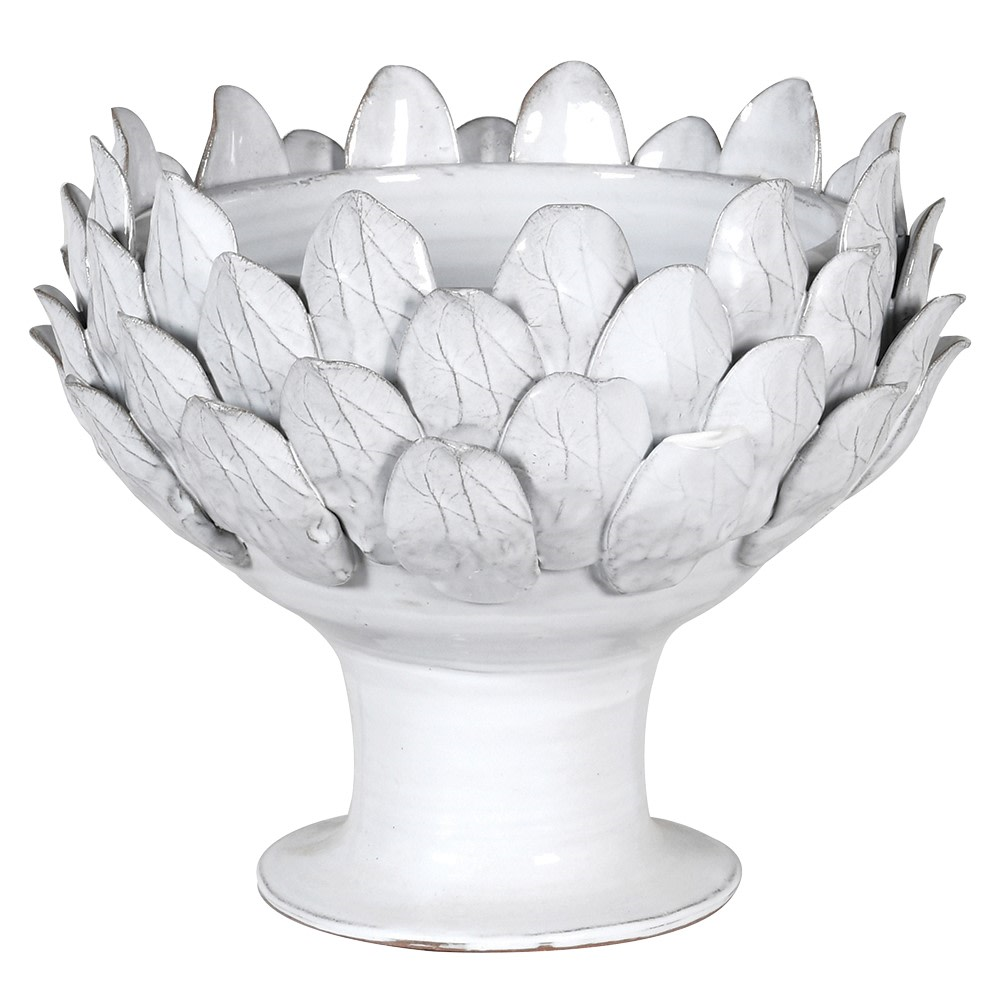 Artichoke Bowl, D30cm, White-0