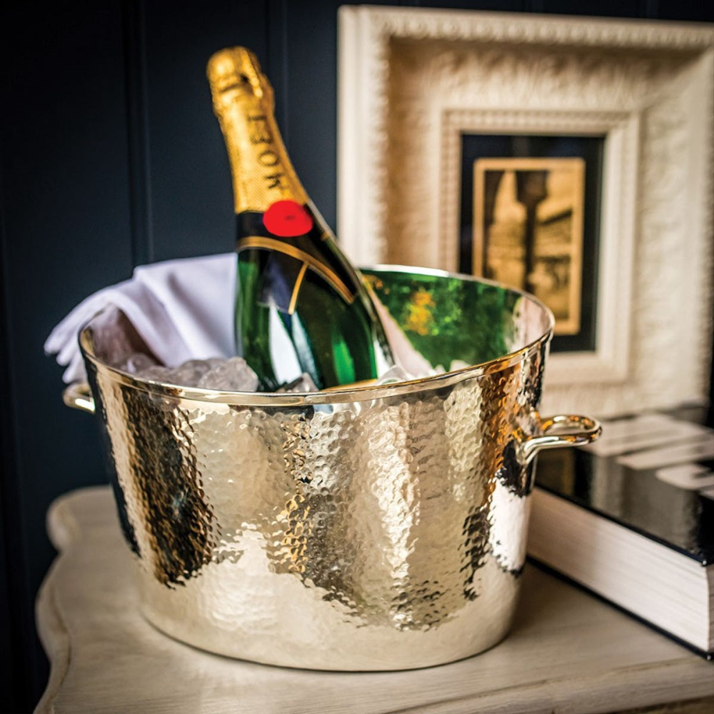 Palace Champagne bath - small, 17.1 x 21.6 x 21.5cm, Silver Plate, Stainless Steel And Brass-2