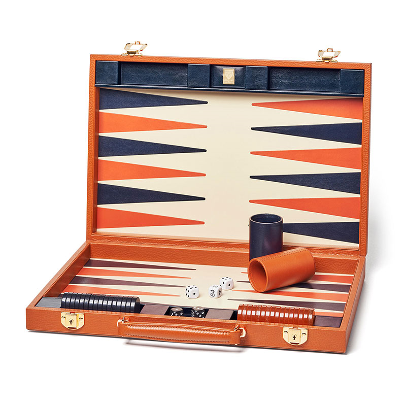 Backgammon Set, L45cm x W30cm, MarmaladePebble-0