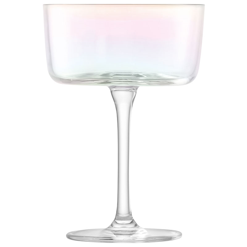 Iridescence Set of 2 Champagne/Cocktail Glasses, 230ml, Mother of Pearl-4