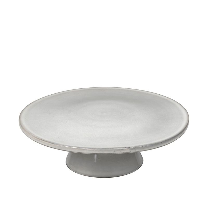 Nordic Sand Cake Plate, D30cm, Natural-0