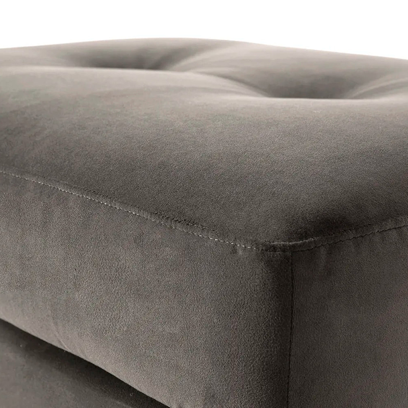 Model 04 Ottoman, Velvet Elephant-2