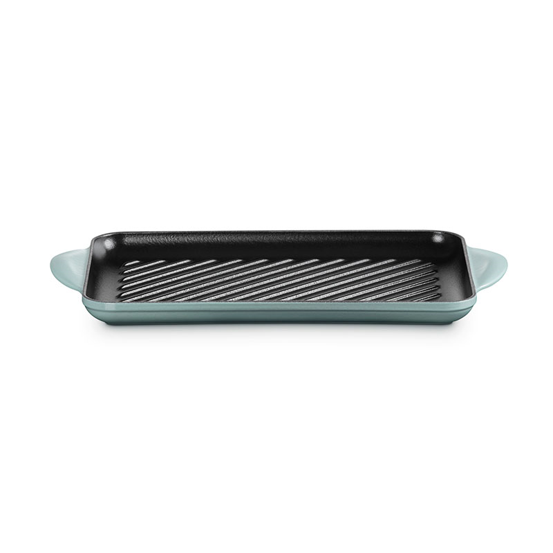 Cast Iron Rectangular Grill, 32cm, Sea Salt-1