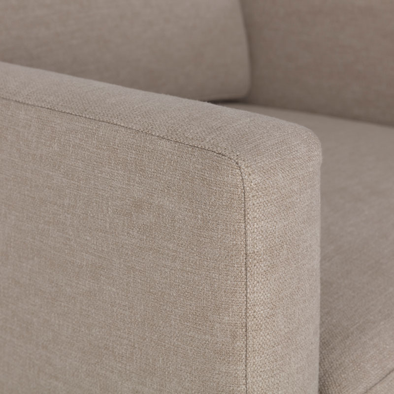 Model 01 Linen Armchair, Pumice-5