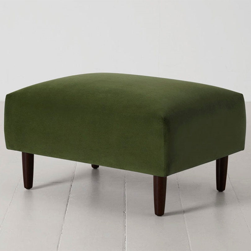 Model 05 Velvet Ottoman, Vine-1