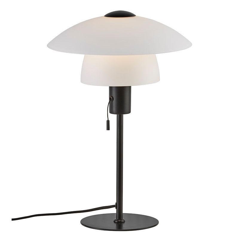 Verona Table Lamp, H40cm, Opal White-1