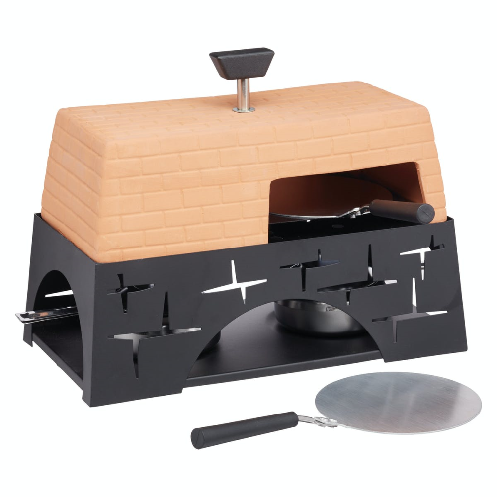 Mini Tabletop Pizza Oven, Terracotta-0