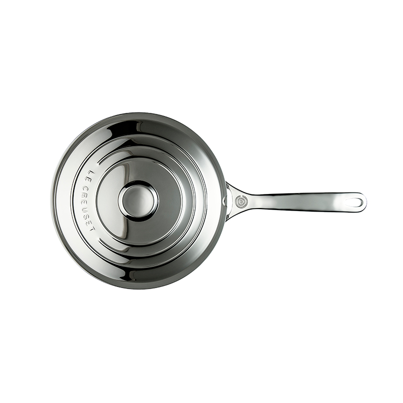 Signature Uncoated Saute pan with lid, 24cm, stainless steel-1