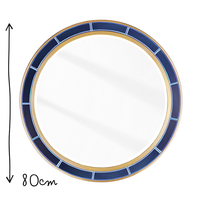 Lillian Mirror, 80cm, Blue-1