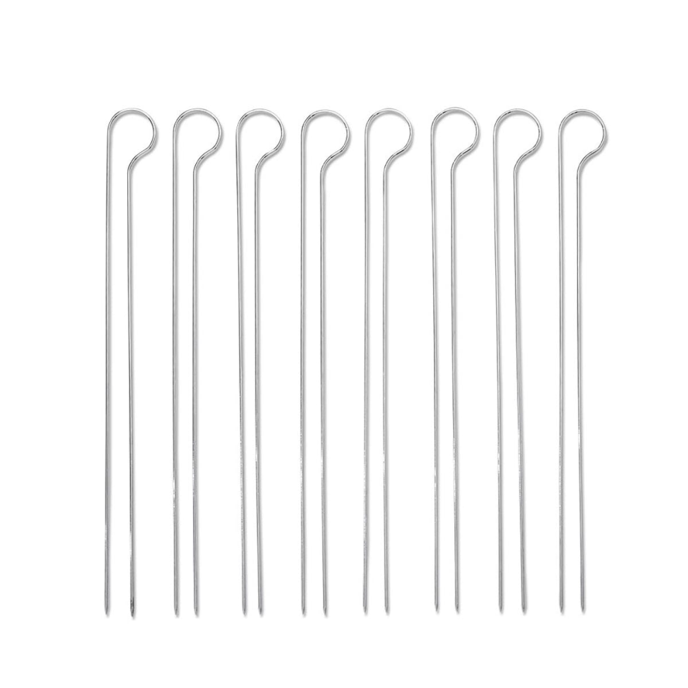 Grilling Skewers Set, Silver-1