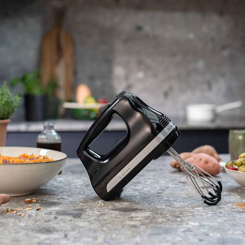 6 Speed Hand Mixer Flex Edge, Onyx Black-2