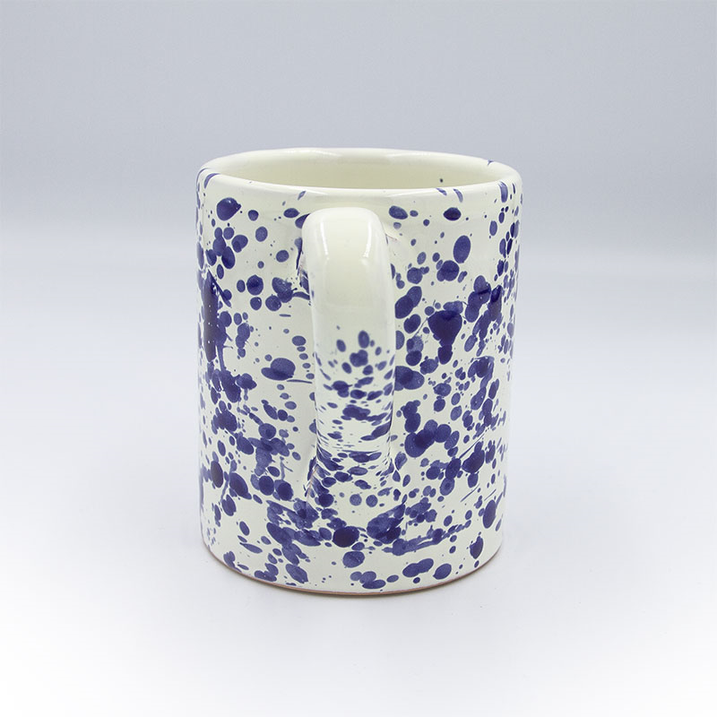 Splatter Mug, H10cm, Blueberry-4