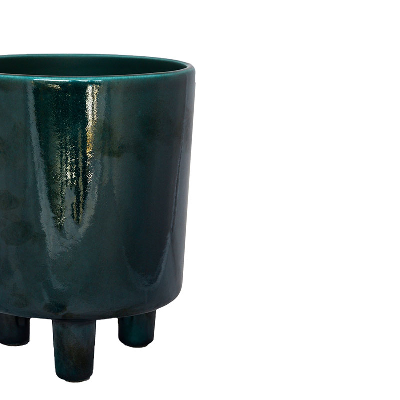 Pisa Planter, H20 x W24 x D24cm, Emerald-3